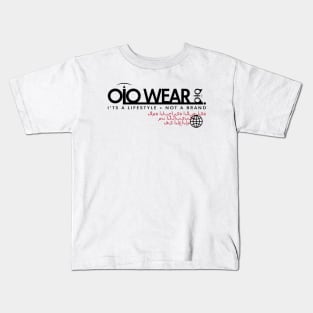 OiO White Black,Red Kids T-Shirt